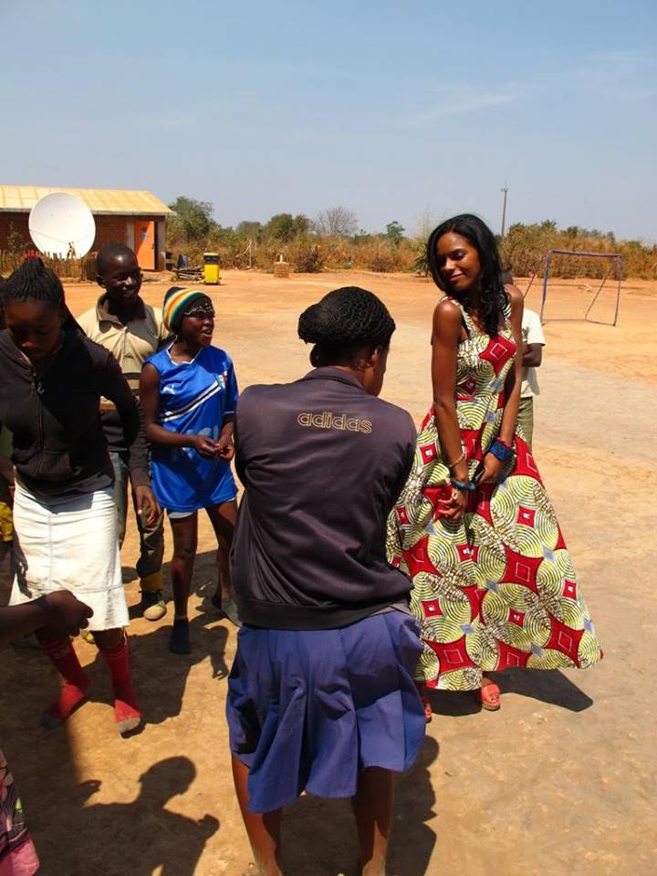 Noella Coursaris Musunka at Malaika School in Lubumbashi DRC