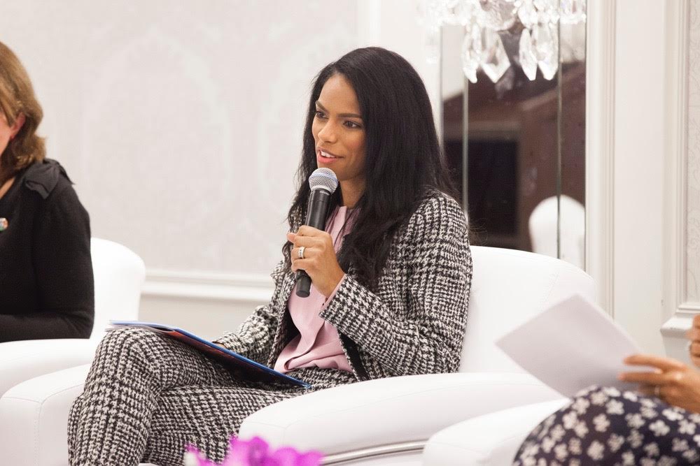 Noella Coursaris Musunka speaking
