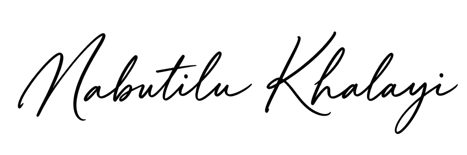 Nabutilu Khalayi handwritten signature
